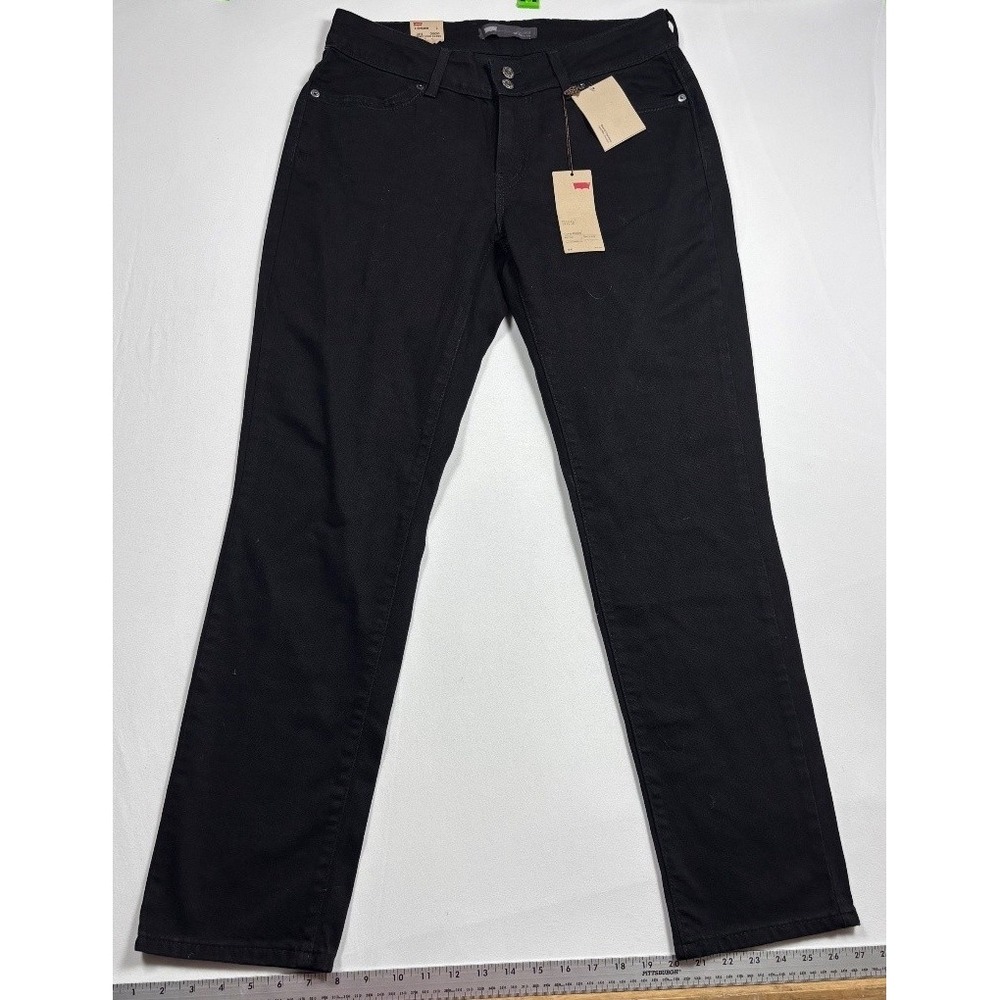 Levis 529 Demi Curve Skinny Leg Black Jeans Women Size 9 Stretch Denim NWT 3449